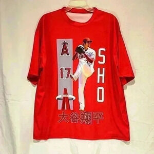 2023 Shohei Ohtani T-shirt XL Los Angeles Angels Dodgers Baseball Collectors